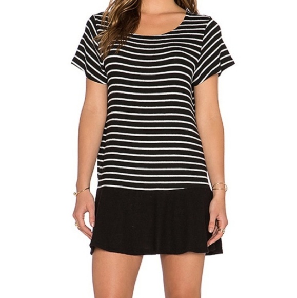 Hye Park & Lune Black/White Comfy Soft Abel Dress or Top - Picture 3 of 8